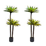 SOGA 2X 150cm Yucca Tree Giant Palm Lily Living Room Artificial Plant Home Accent Decor APLANTFHDJL1502X2