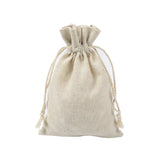 10-Piece Cotton Linen Drawstring Gift Bags V728-1005002919782038-F