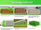 8-Pack Seed Sprouter Tray Microgreens Growing Trays BPA Free Seed Germination Propagation Soil-Free V1188-WSZ-A-2353
