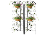 Garden Trellis Climbing Plant Support Patio Wire Lattice Grid Panel Stake Fence V767-HW-ZZ121-G2