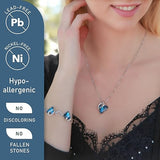 Infinity Love Heart Necklace, Birthstone Necklace for Women, Jewelry for Women with Healing V1164-325784