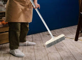 Lightweight Indoor Bristle Broom for Hardwood Floors, Tile, Carpet - Cleaning Tool for Home V1369-AZ3-W-12983