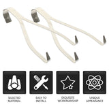 2-Pack Stainless Steel Meat Hangers, Rust-Resistant Kitchen Hooks for Easy Cleaning and Use V1370-AZ4-11503