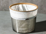 Transparent Garbage Bin with Top Ring Easy Attached Lid Free Large Capacity Trash Bin Can for V1294-YM0706-3117230156714