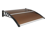 Window Door Awning Canopy 40" x 40", UPF 50 Polycarbonate Entry Door Outdoor Window Awning V952-MCZYPYCZS4040A515V0
