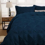 Blue Lombardy Ivy Quilt / Doona / Duvet Cover set V745-AQ081912K3