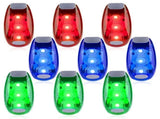 9 Pack Led Safety Light,Safety Light,High Visibility Strobe Running Lights Used for Bicycle,Walking V1366-AZ2-W-24392