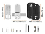 Mechanical Keyless Entry Door Lock, 14 Key Mechanical Door Lock, Mechanical Keypad Door Lock with V952-JXMMSBMAZSZMD0O8HV0