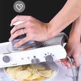 Multifunctional Vegetable Cutter Stainless Steel Slicing Machine Kitchen Fruit Vegetable Grater V1294-YM0717-3118220184811