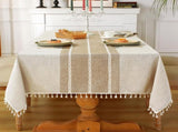 Tablecloth - 140x300cm - Luxury Stylish Oilcloth - Beautiful Protecttable - Water-repellent V1188-MS101-02040-1