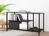 Levede 3-Tier Console Table Office Furniture DH1039-BK_NZ