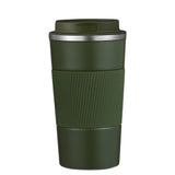 Insulated Mug Creative Handheld Car Mug Travel Coffee Cups Insulated Mug Thermal Tumbler to Go with V1192-AZ-W-30995