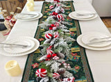 70 Inch Christmas Candy Cane Garland for Front Door, Winter Red White Xmas Holiday Garland for V1258-DP02-C-2711