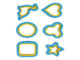 Sandwich Cutter Prevent Slip Rust Proof Cartoon Bread Press Mold for Pancake Rice Cheese Fruits 6pcs V1294-YM0626-3118220341011