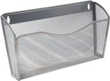 Tutuviw Wall Mount File Organizer Metal Letter Size, Black Silver V1189-WXFWAL-20260319-01072