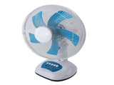 15W Solar Oscillating Standing Fan 3 Speeds Portable Desk Quiet Fan with Solar Panel 6600mAh Battery V1294-YM0901-3113240098711
