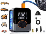 Portable wireless air compressor tire inflation pump - Equipped with digital pressure gauge, V1105-YACQB-01
