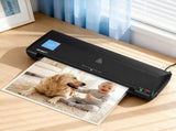 Devanti A3 Laminator Machine, Hot & Cold Thermal Fast Lamination Anti-Jam Laminator for Office LAMI-OL381-A3-BK
