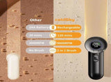 Electric Fabric Shaver & Lint Remover, Rechargeable Portable 3-Speed LED Digital Display Sweater V1192-AZ-W-2836