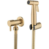 Stainless Steel Toilet Bidet Shattaf Faucet Sprayer, Bidet Sprayer Kit V1188-MS-227-2744