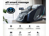 Livemor 4D Massage Chair Recliner SL Track Full Body Zero Gravity Massager Heated AI Body Scan MASCHR-4D-2GEAR-BUGR