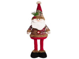 Telescopic Xmas Doll Ornament Xmas Decoration Doll Figurine for Table Fireplace Holiday Decor Santa V1294-YM0901-240712HL06-1