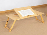 Folding Laptop Bed Table Portable Rectangular Desk for Bedroom & Home Workstation V63-954381