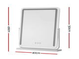 Embellir Makeup Mirror 40x50cm Hollywood Vanity with LED Light Strip Rotation MM-E-STAND-4050LED-WH