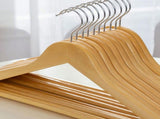 Wooden Coat Hanger Non Slip Clothes Hanging Rack 360 Degree Rotation Suit Hangers for Home 44.5cm V1294-YM0716-3117220156811