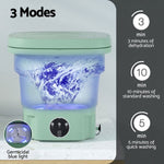 Devanti Portable Washing Machine 8L Green PWM-B-FOLD-8-GN