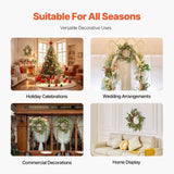 VEVOR Artificial Decorative Wreath 55.88 cm Pink Green with Daisies Year Round V952-ZSHH22INCHCJY8KMFV0