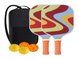 Fiberglass Pickleball Racket Set Pickleball Paddle with 4 Balls Style 3 V1308-DSZKI-251-4