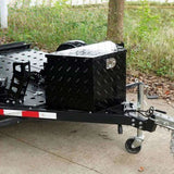Trailer Tongue Box, Aluminum Alloy Diamond Plate Tongue Box Tool Chest, Heavy Duty Trailer Box V952-TCGJXLHJHS29XG563V0