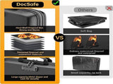 Black Fireproof EVA Hard-Shell File Organizer Briefcase with Combination Lock Waterproof Accordion V888-ELOSUNG43347