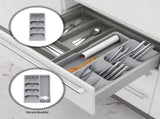 2 in 1 Storage Box - Cutlery Organizer - Cutlery - Drawer Organizer - Multifunctional Cutlery V1188-NK-BOL-627
