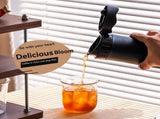 Portable French Press Travel Coffee Maker Double Walled Stainles Steel Vacuum Insulated Coffee V1369-AZ3-W-11476