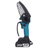 Charging Chainsaw Brushless Motor Cutting Trees Household Pruning 4 Inch Electric Saw MT Battery V1294-YM0901-3114210056611