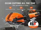 Electric Concrete Saw, 14 in, 2000 W Motor Circular Saw Cutter with Max. 5 in Adjustable Cutting V952-D3200W14IN5INYGWJV3
