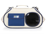 Navy blue Colors Pet Carrier Backpack, Breathable Cat Carrier Backpack with Transparent Window, V888-ELOSUNG10825