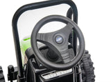 12V Kids Ride on Electric Tractor With Tipper Trailer Green V580-OZ-TRAC-HL388