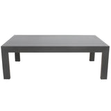 Outie 133cm Outdoor Coffee Table Aluminum Frame Charcoal V315-VOUT-ARTE-14