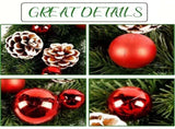 Pre-Lit Christmas Door Wreath LED Decor V1142-PB601103217208951