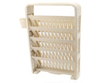 Classroom Deskside Bookshelf Large Capacity 6 Tier Multifunctional Slim Library Reading Storage Rack V1294-YM0901-3116230009311