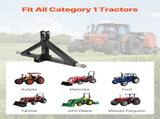 3 Point Hitch Receiver with 2 in Receiver, 3pt Quick Hitch Attachment, 3,000 lbs Capacity, Heavy V952-SJXJSQDKDHBP6MZEX001V0
