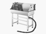 86.4 cm Stainless Steel Dog Washing Station, Pet Grooming Tub with Hot & Cold Faucet, Showerhead, V952-BXGCWYG34CJY8SX20V0