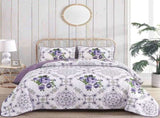 Kaleidoscopic Quilted coverlet and pillowcovers set Burst of Colors - Queen size V745-MAC080520Q13U