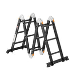VEVOR Multi-Purpose Folding Ladder 7-in-1 3 Step 12ft with Scaffolding Plank V952-DGNZDTLHJ3JPBIFH9V0