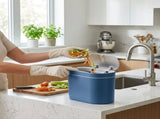 CARLA HOME 7L Automatic Trash Bin with Lid, Motion Sensor Garbage Can Blue V178-36564
