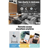 UL-tech Wireless CCTV Security System 8CH NVR 3MP 8 Bullet Cameras 1TB CCTV-WF-CLA-8C-8B-T
