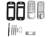 Digit Password Lock Zinc Alloy Coded Door Lock Waterproof Keyless Door Lock for Home Office V1294-YM0715-3114210139811